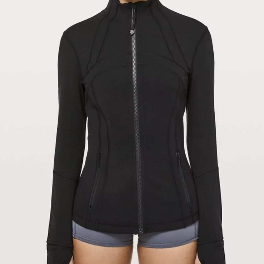 Lululemon SZ6 black jacket Ethos dance academy - Picture 3 of 8